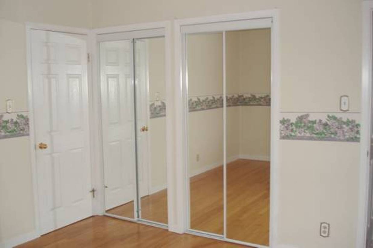 mirrored closet doors menards photo - 9