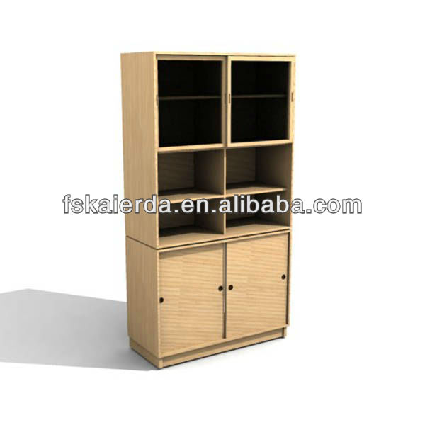 modern book cabinet design photo - 3