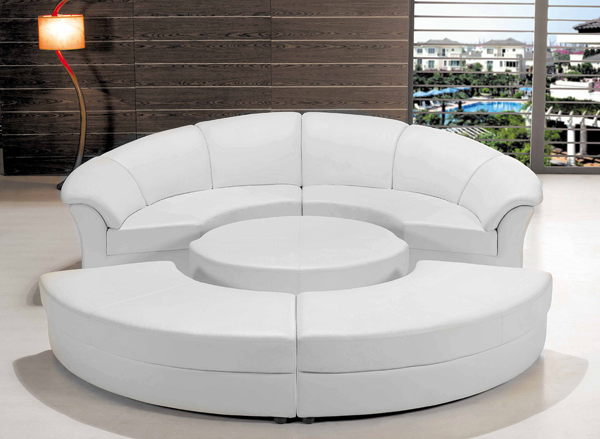 modern circular sectional sofas photo - 5