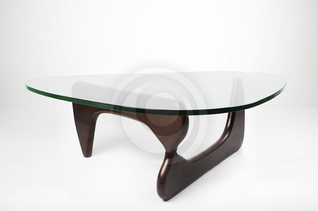 modern coffee table glass and wood photo - 8
