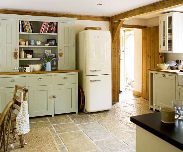 modern country cottage kitchen photo - 3