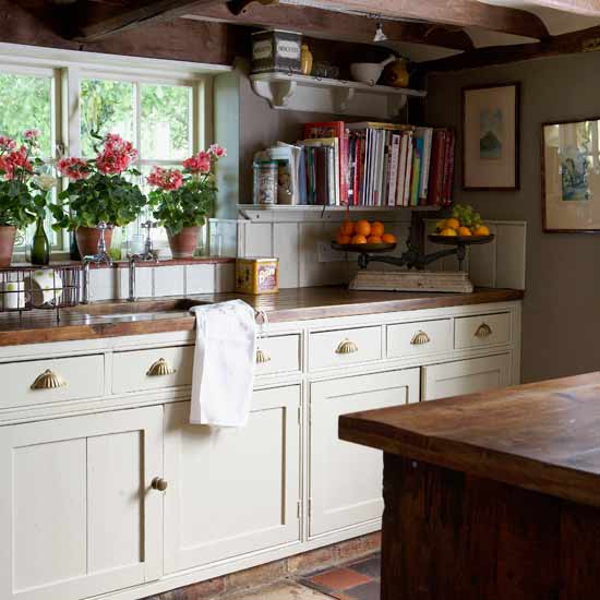 modern country cottage kitchen photo - 9