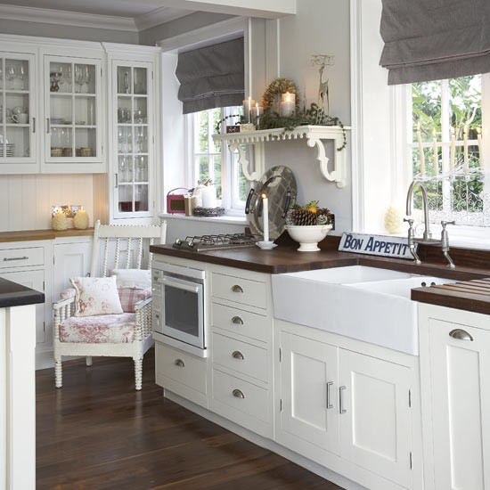 modern country kitchen cabinets photo - 3