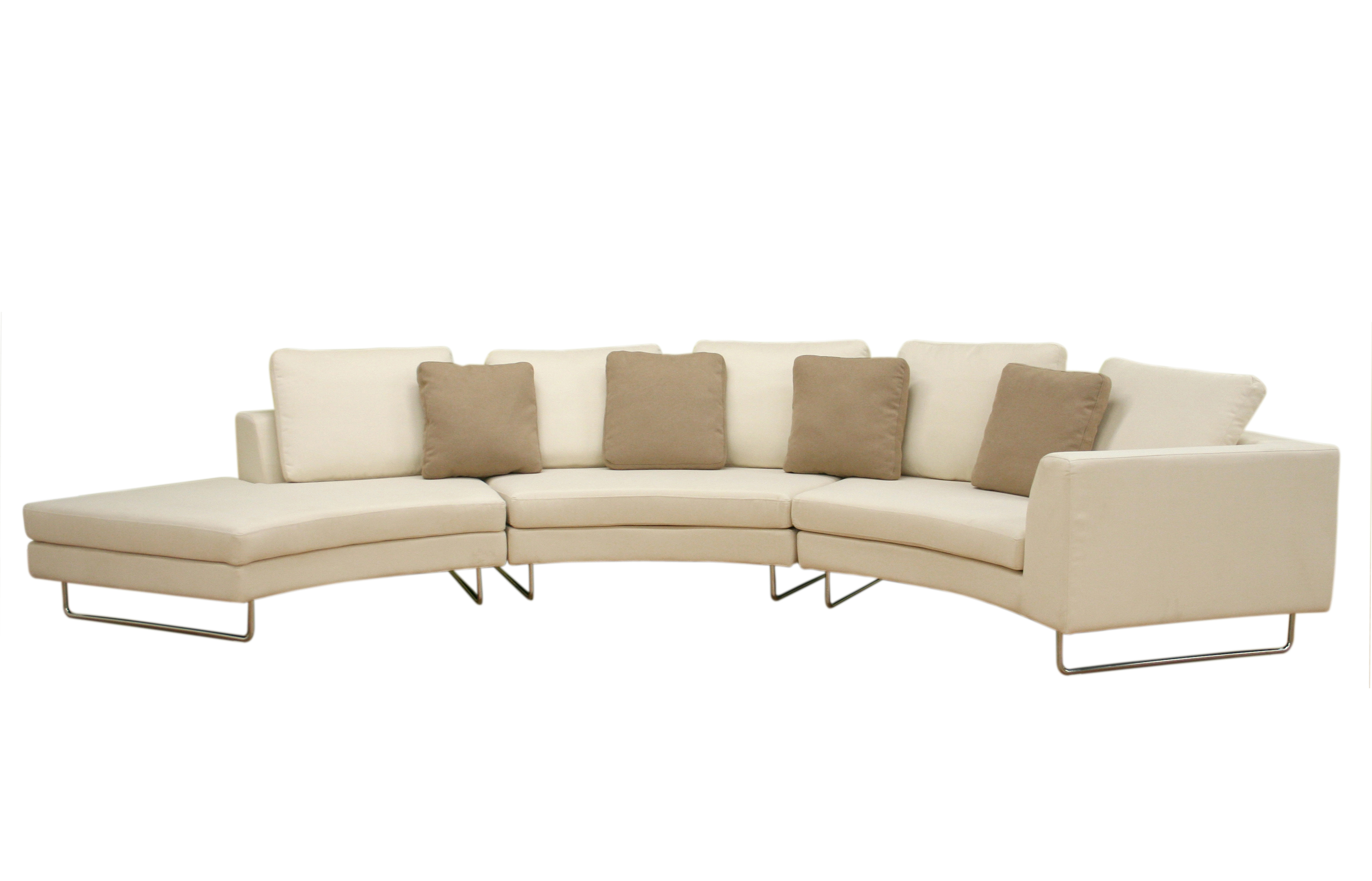 modern curved sectional sofas photo - 2