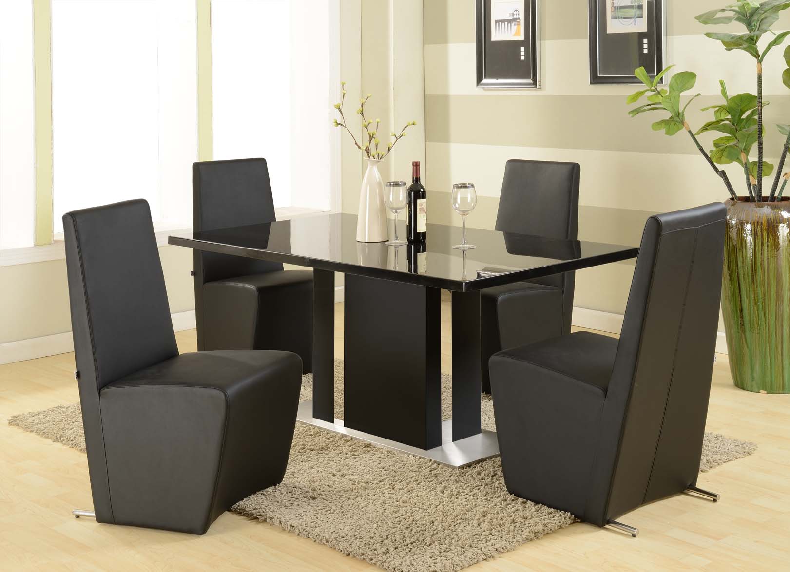 modern dining tables and chairs photo - 3