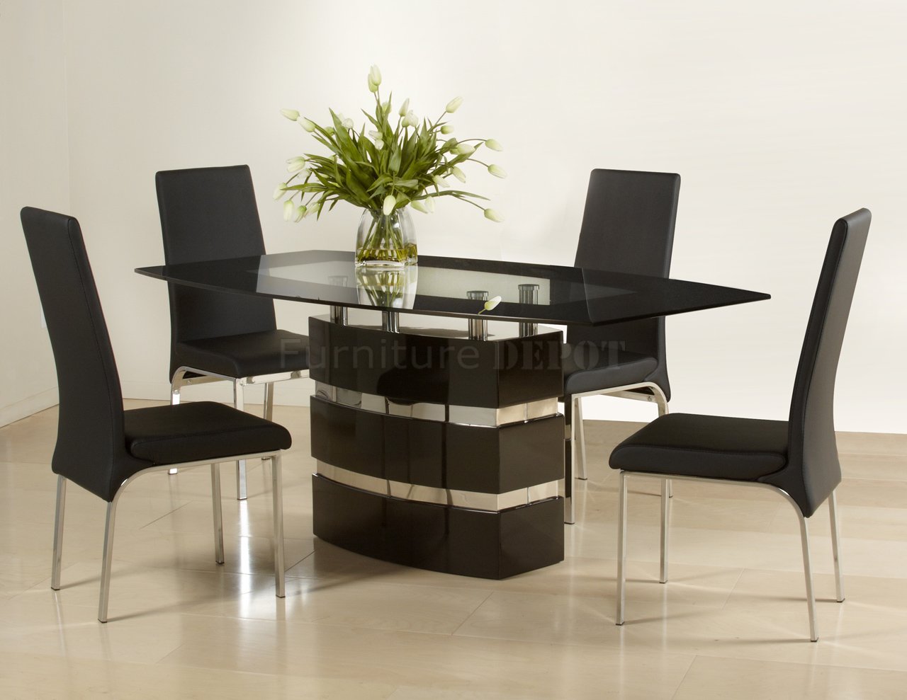 modern dining tables and chairs photo - 6