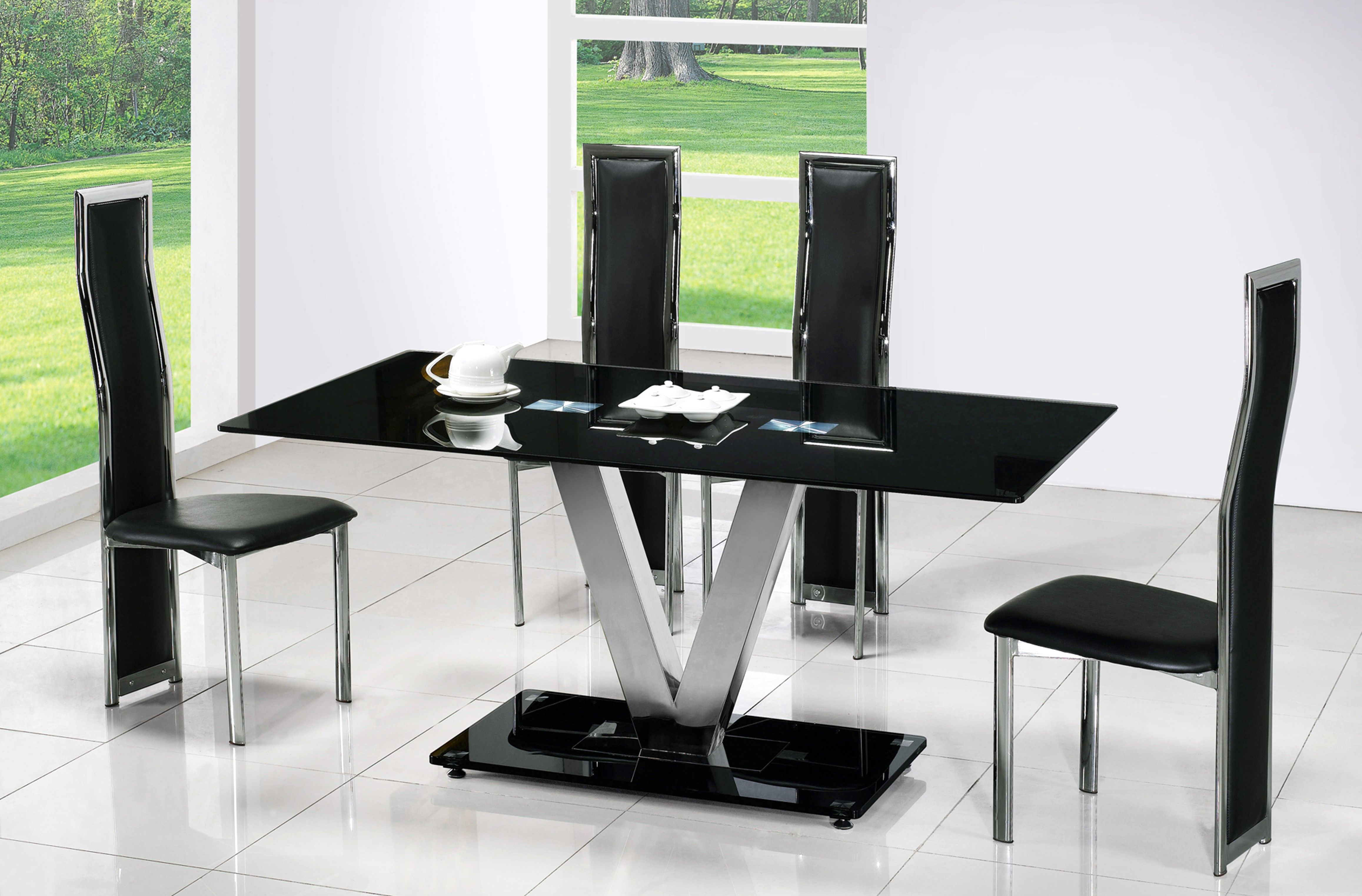 modern dining tables and chairs photo - 9