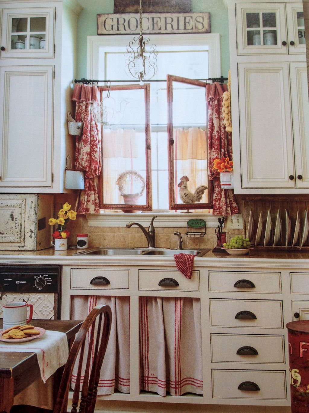 modern french country kitchen decor photo - 6