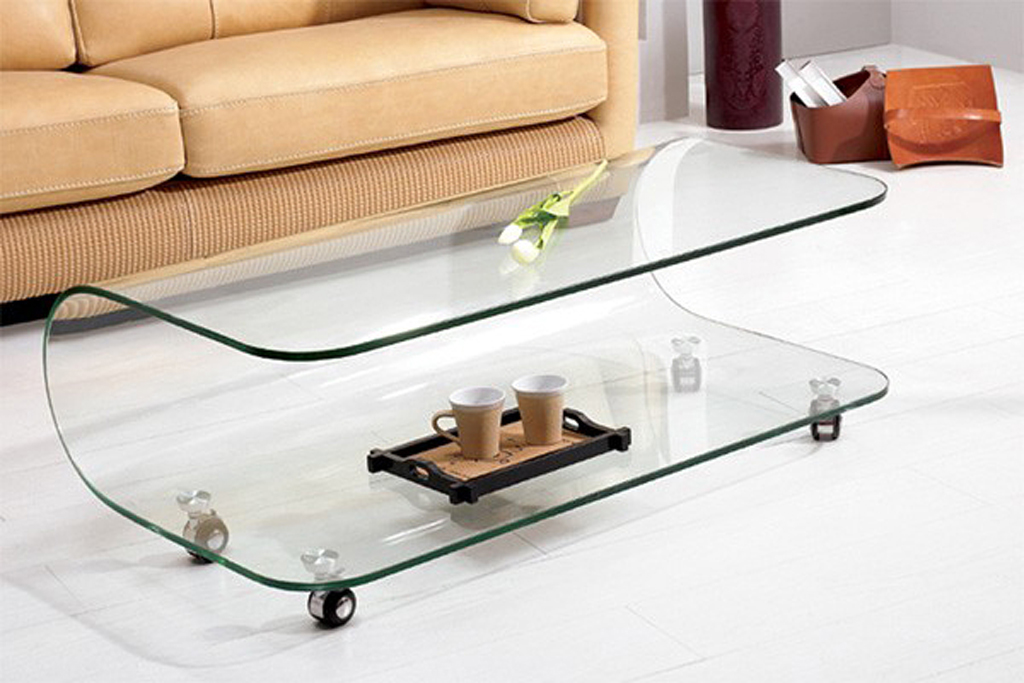 modern glass coffee table designs photo - 5