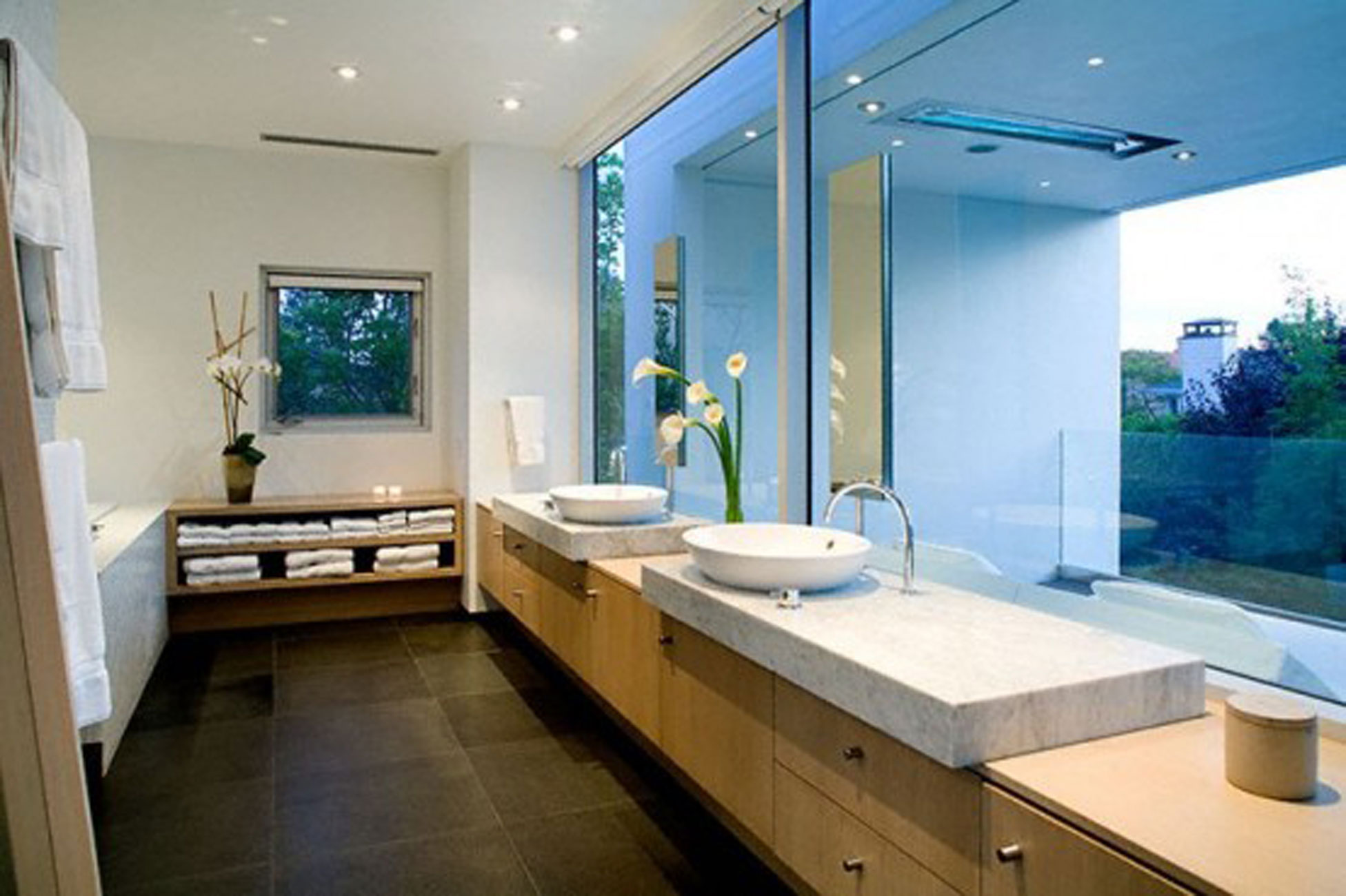 modern home bathroom design photo - 4