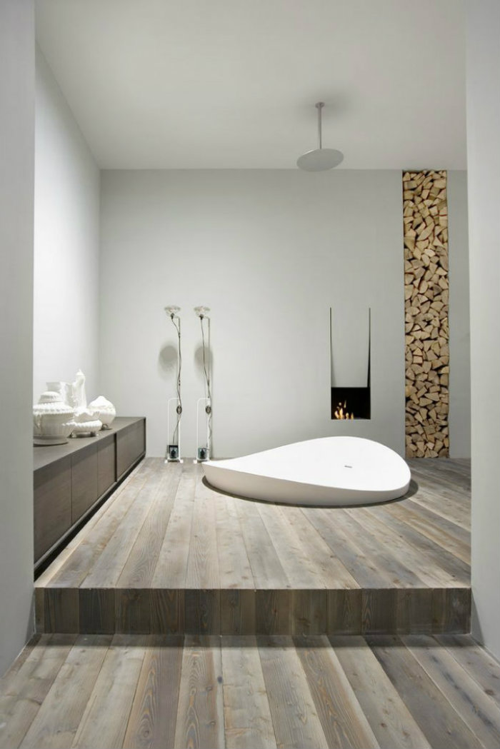 modern home bathroom design photo - 7