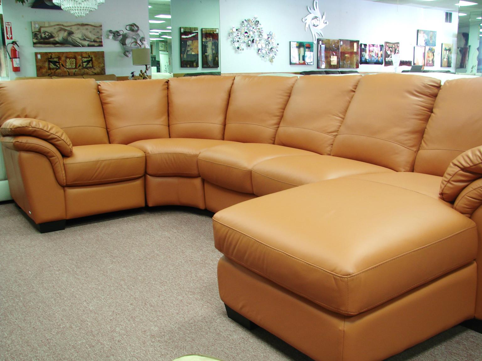 modern leather sectional sofas sale photo - 3