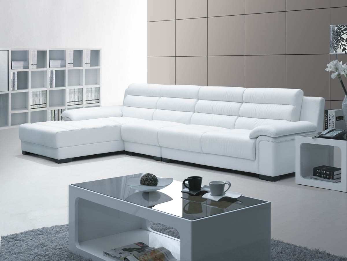 modern leather sectional sofas sale photo - 5