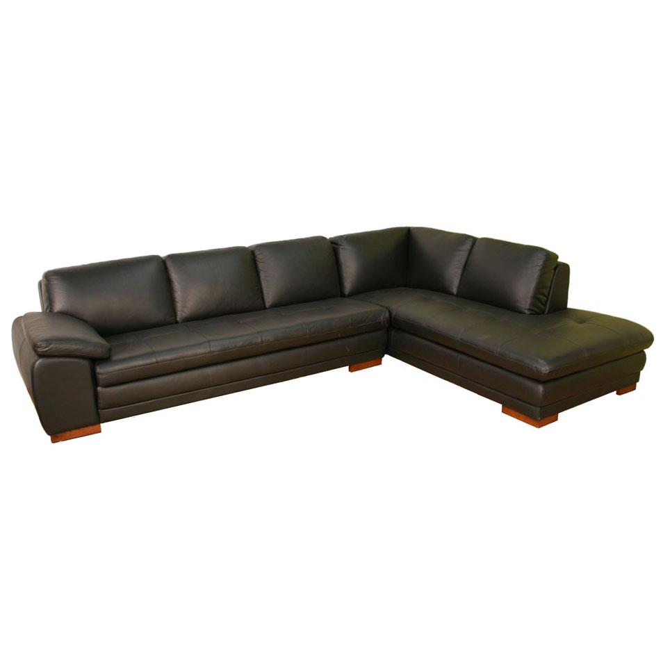modern leather sectional sofas sale photo - 6