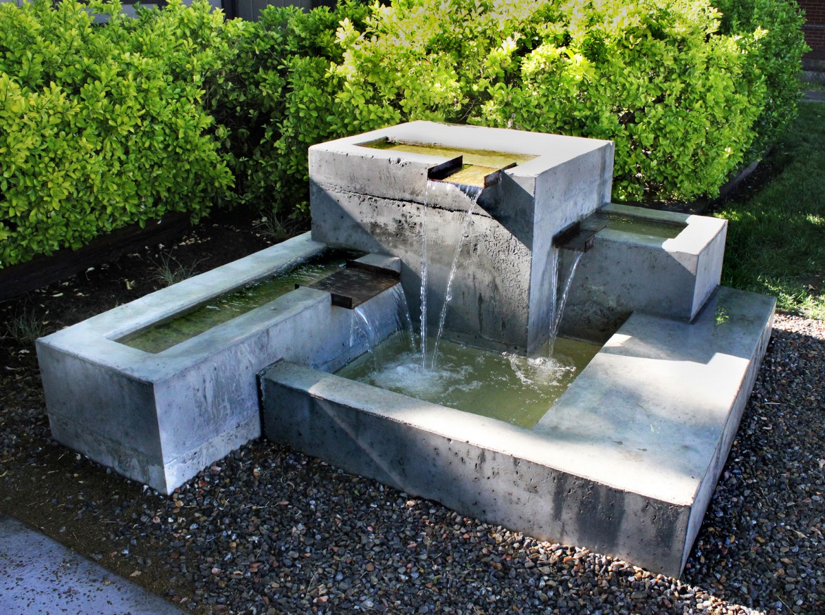 modern water fountain designs photo - 7