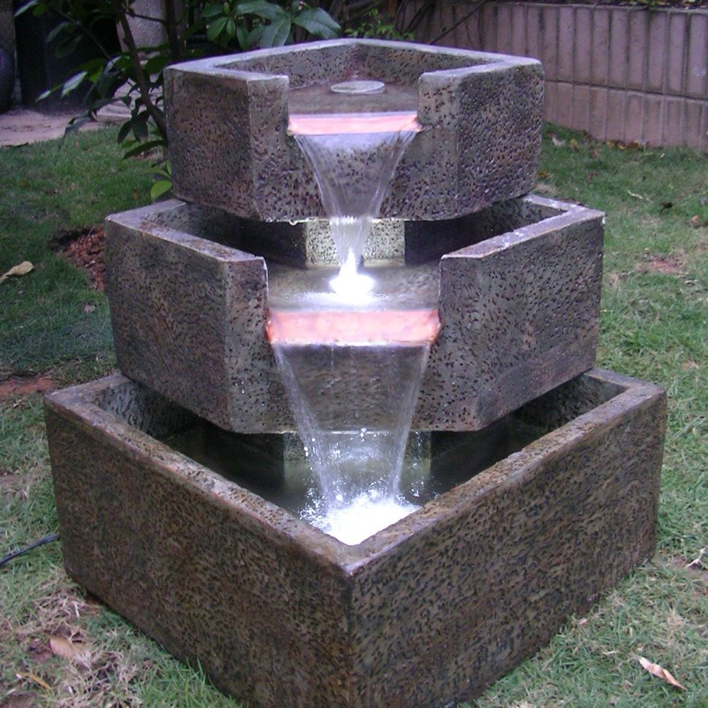 modern water fountains photo - 10
