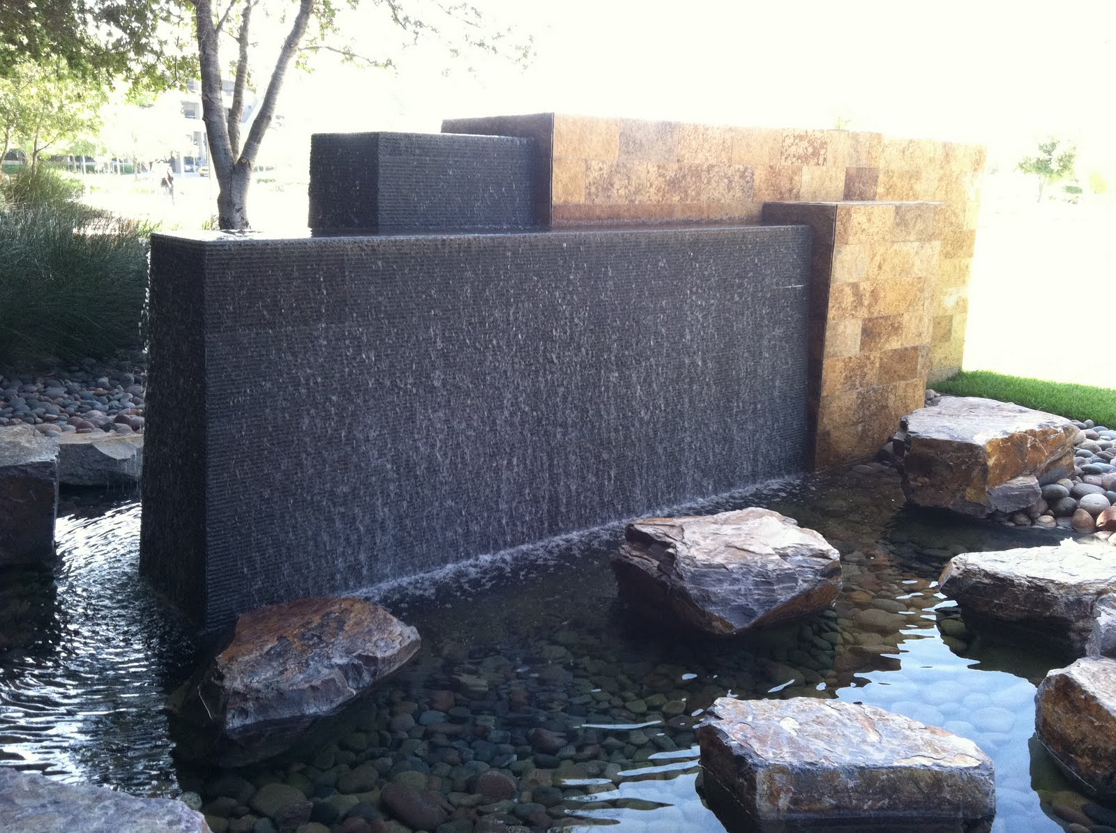 modern water fountains contemporary photo - 1