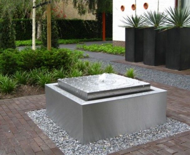 modern water fountains contemporary photo - 10
