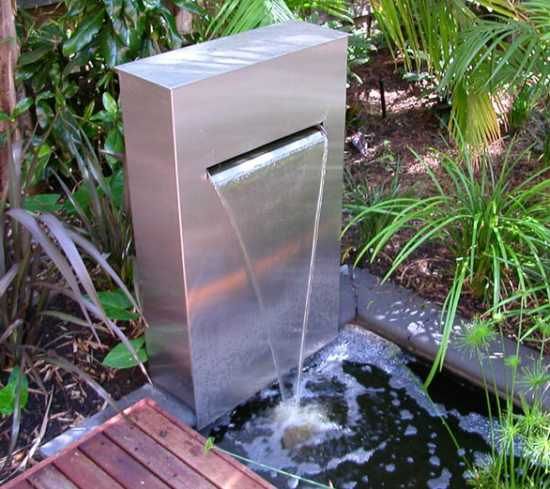 modern water fountains for gardens photo - 9