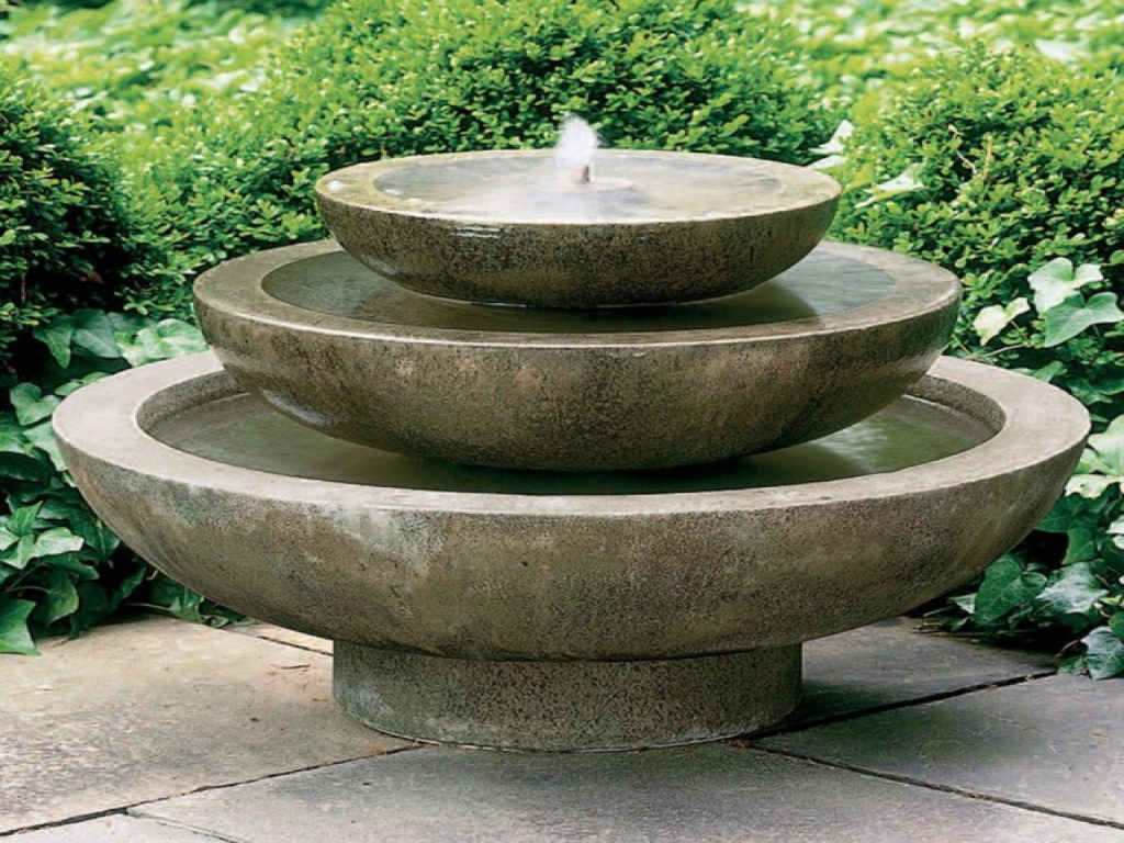 modern water fountains outdoor photo - 7