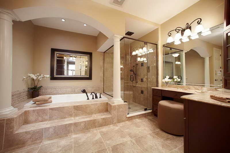 nice bathroom designs tiles photo - 2