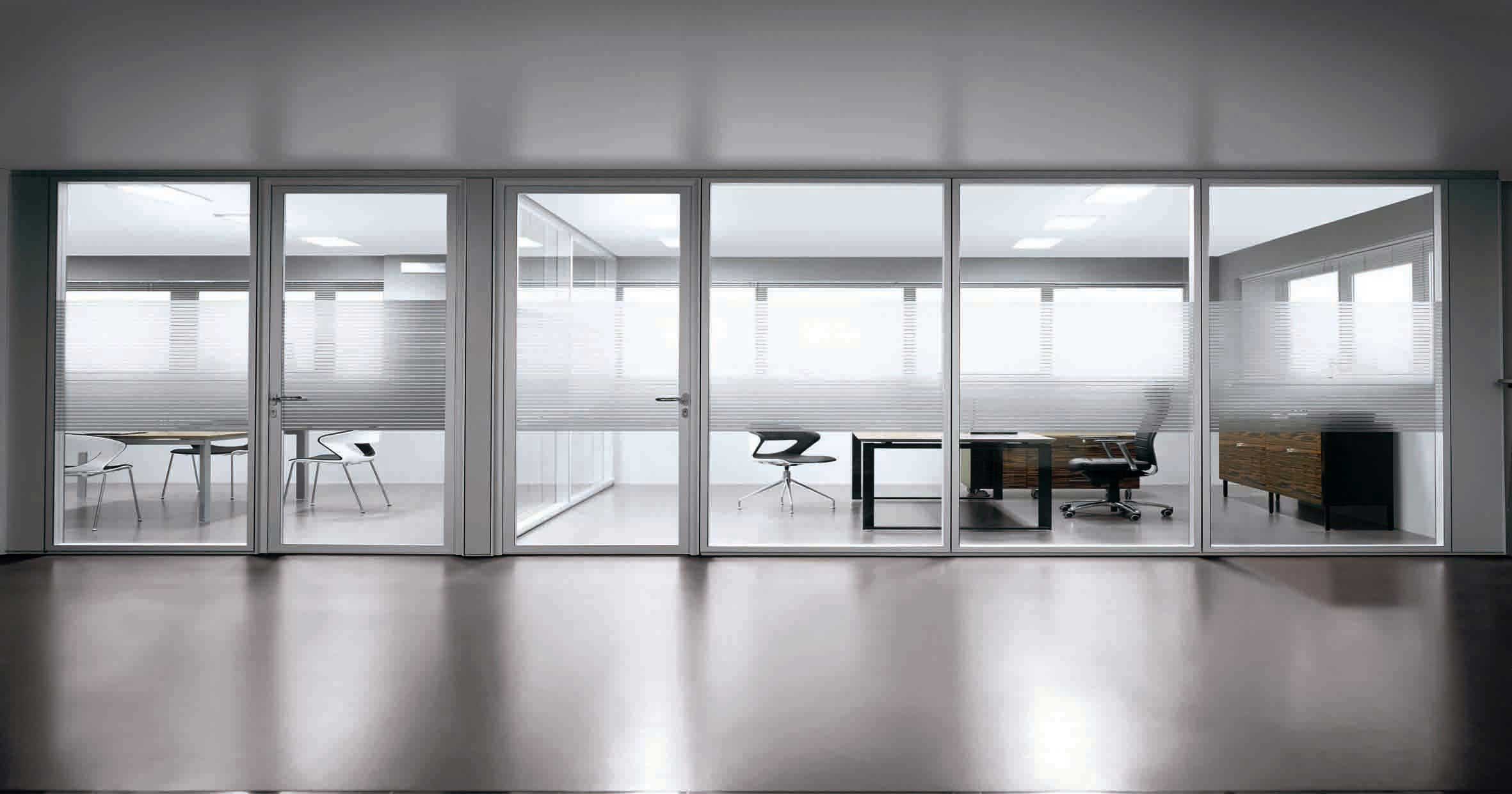 office partition glass walls photo - 4