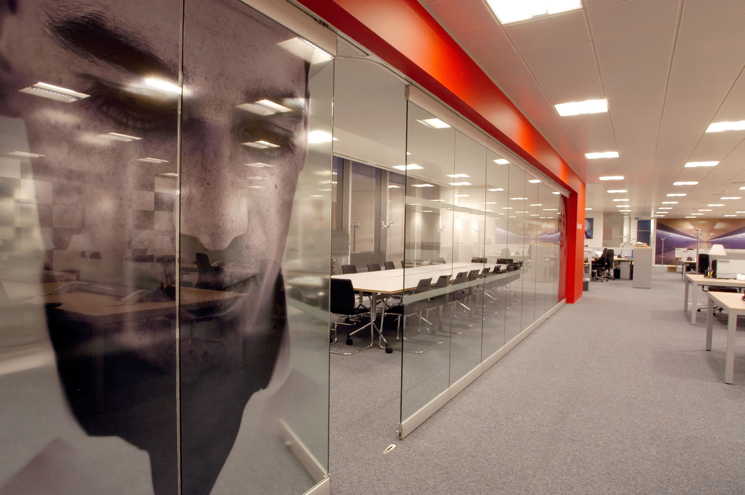office space with glass walls photo - 10