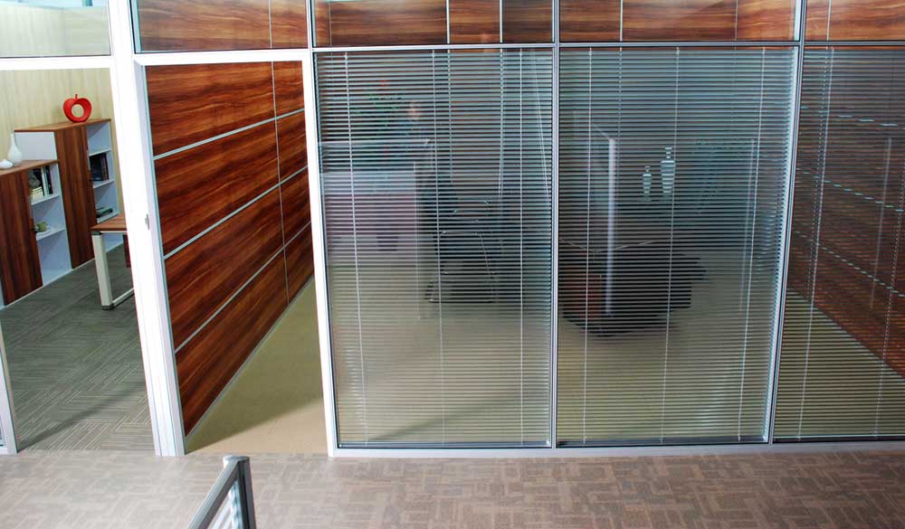office space with glass walls photo - 9