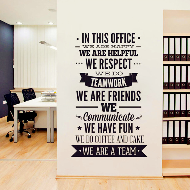 office wall decor quotes photo - 2