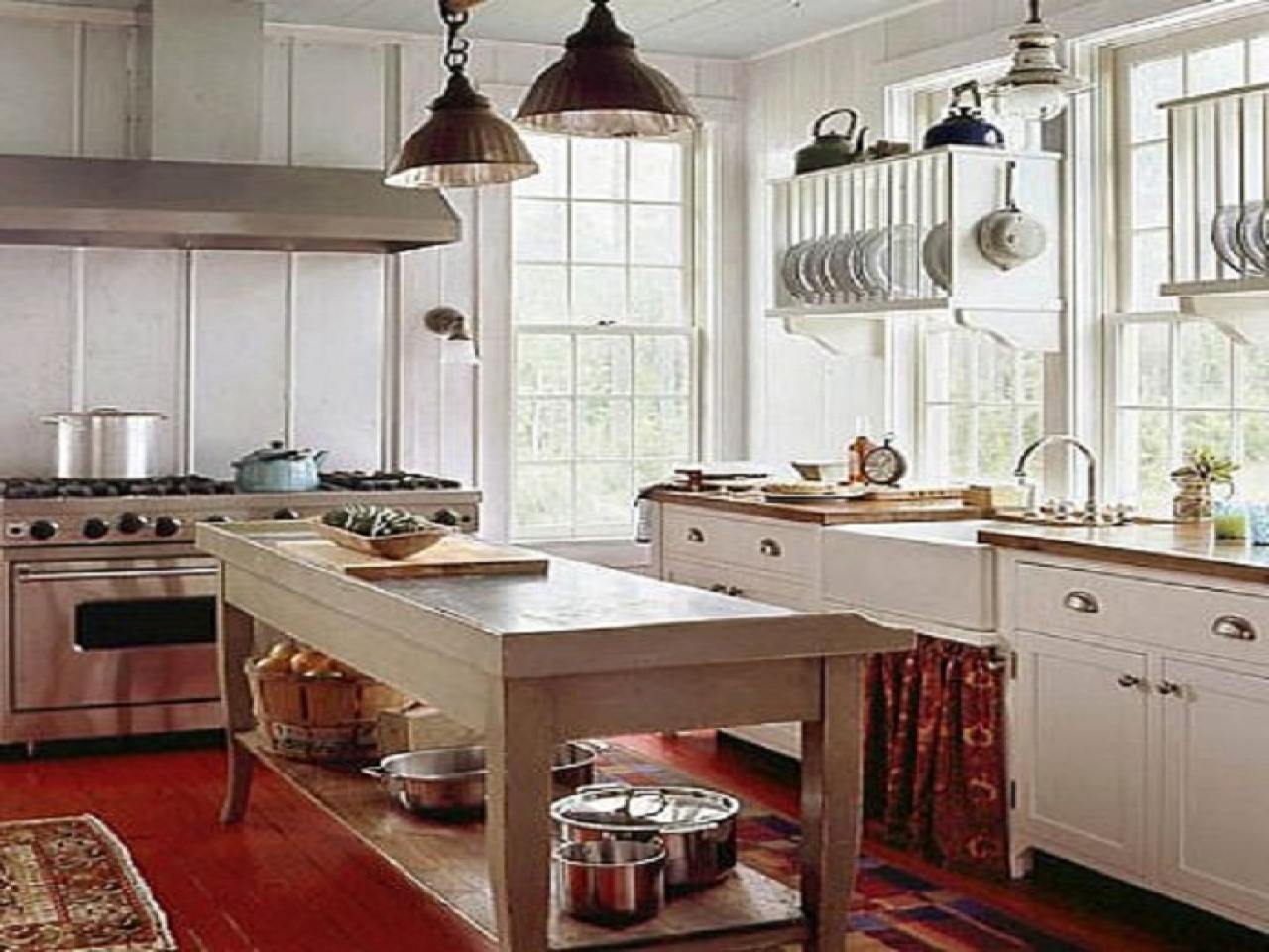old french country kitchen photo - 4
