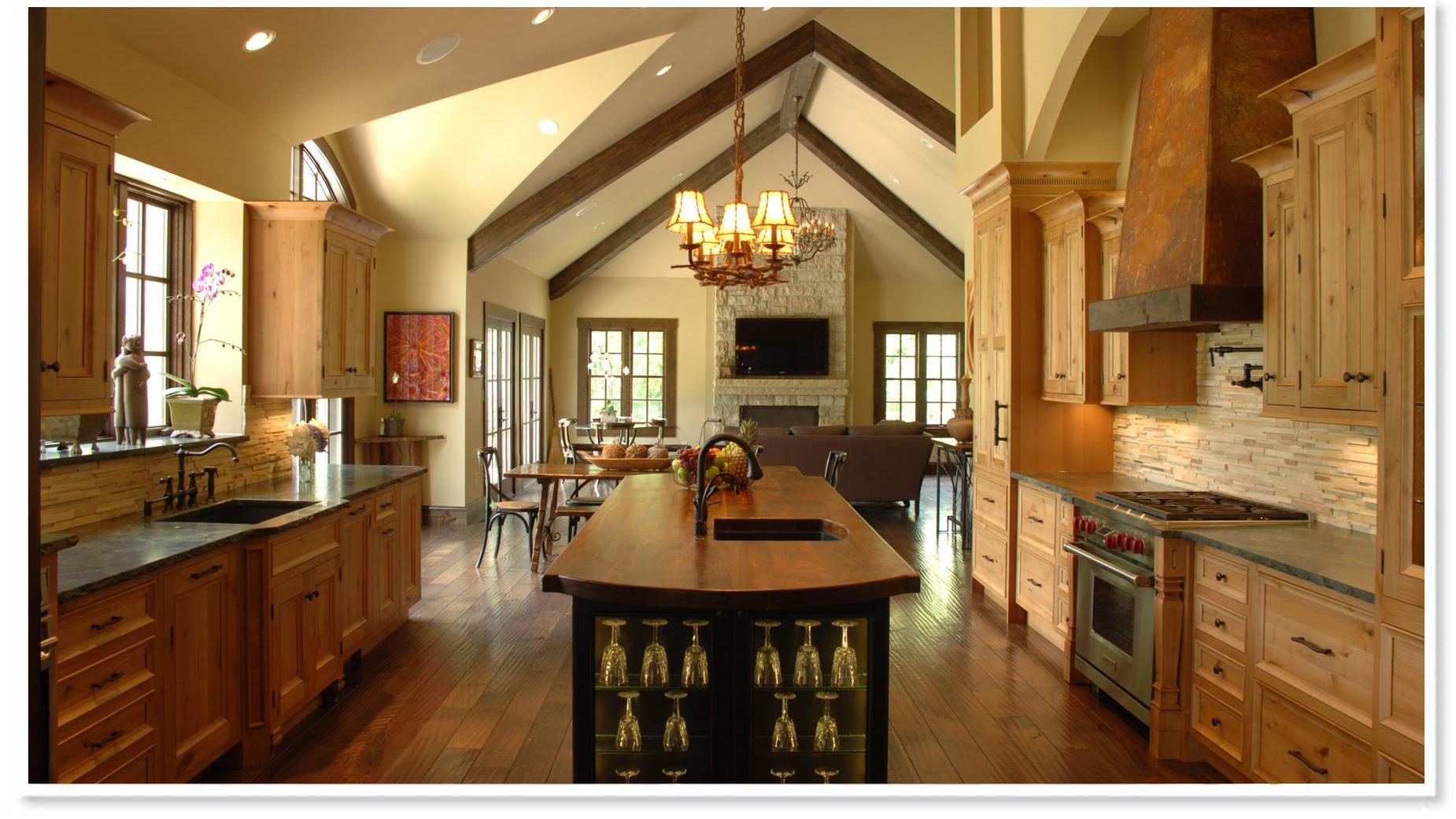 open country kitchen designs photo - 5