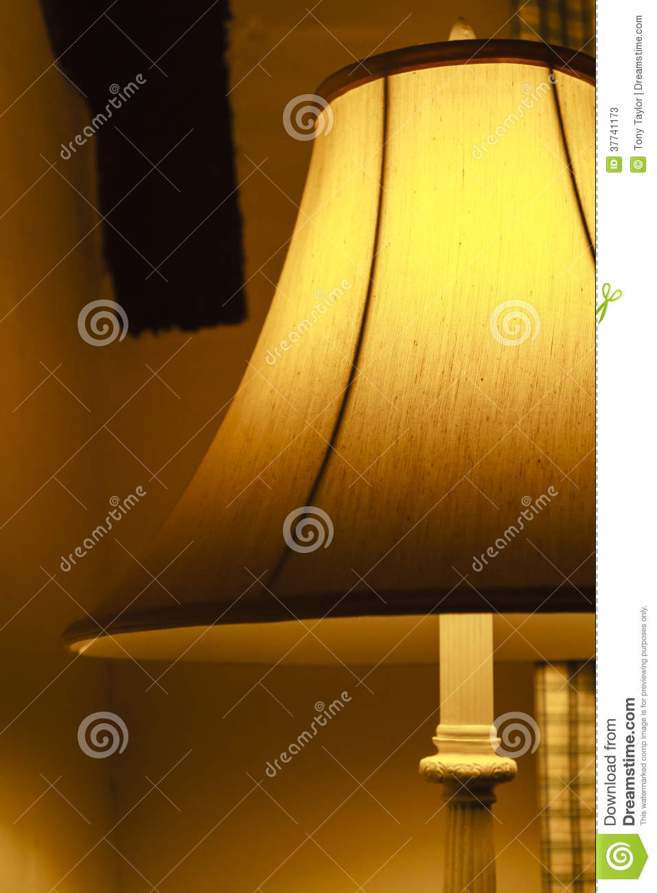 orange bedroom lamp photo - 7
