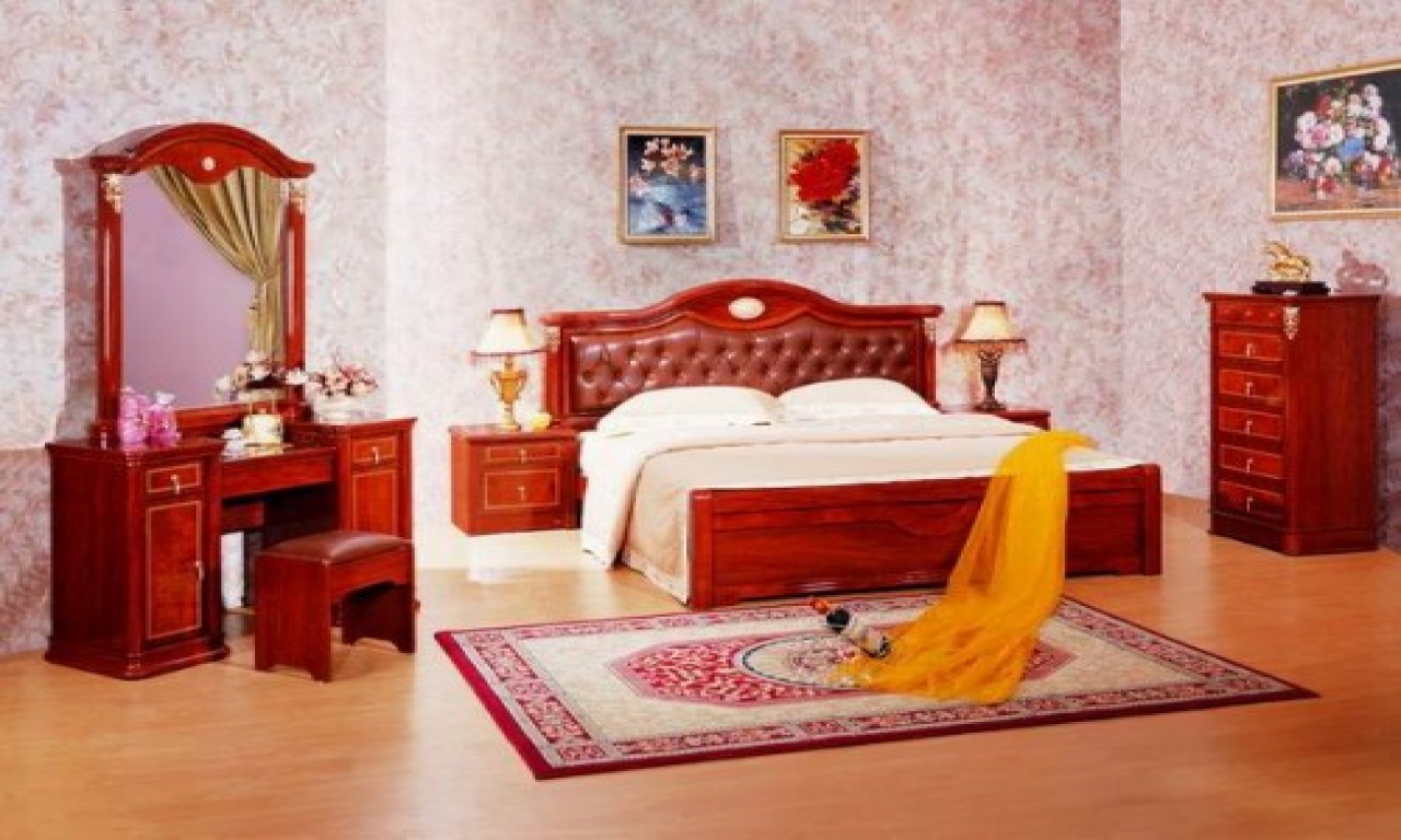 oriental black bedroom furniture photo - 9