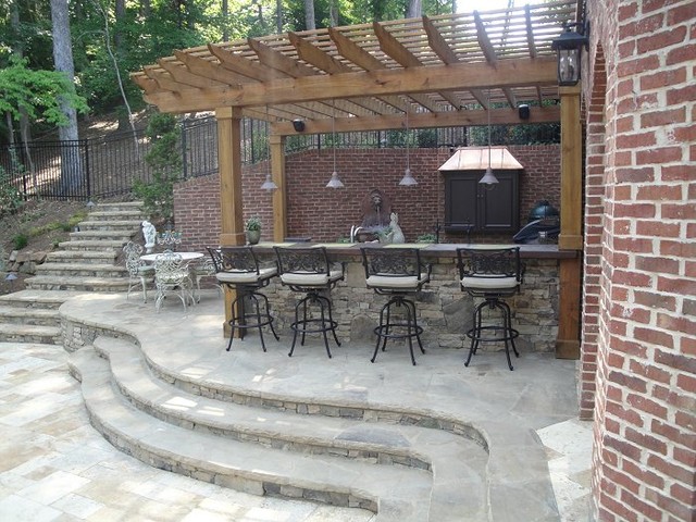 outdoor bar and grill designs photo - 5