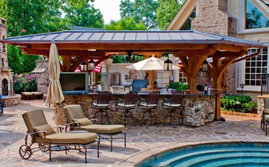 outdoor bar plans and designs photo - 10