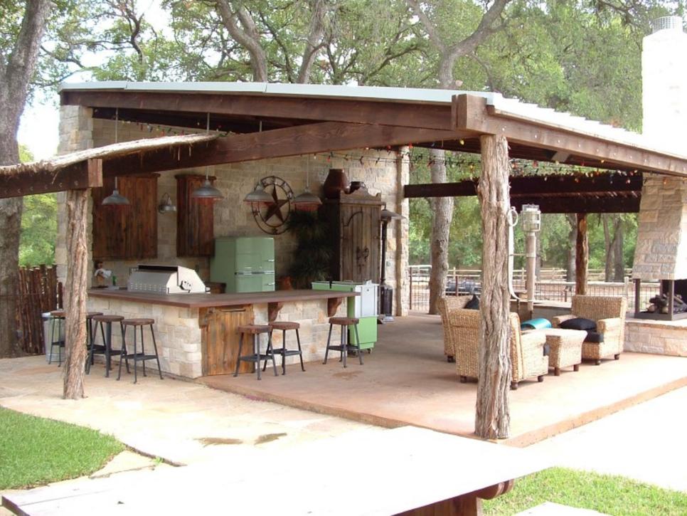 outdoor country kitchen designs photo - 1