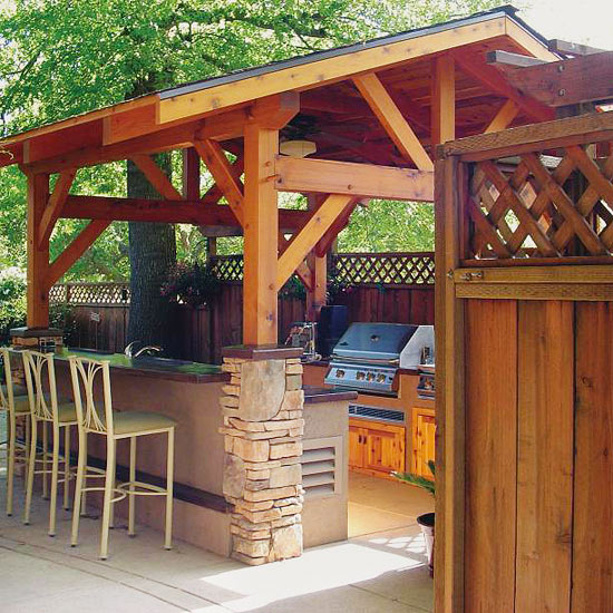 outdoor country kitchen designs photo - 10