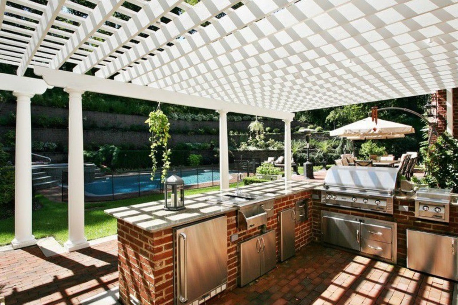 outdoor country kitchen designs photo - 3