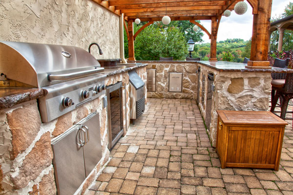 outdoor country kitchen designs photo - 7