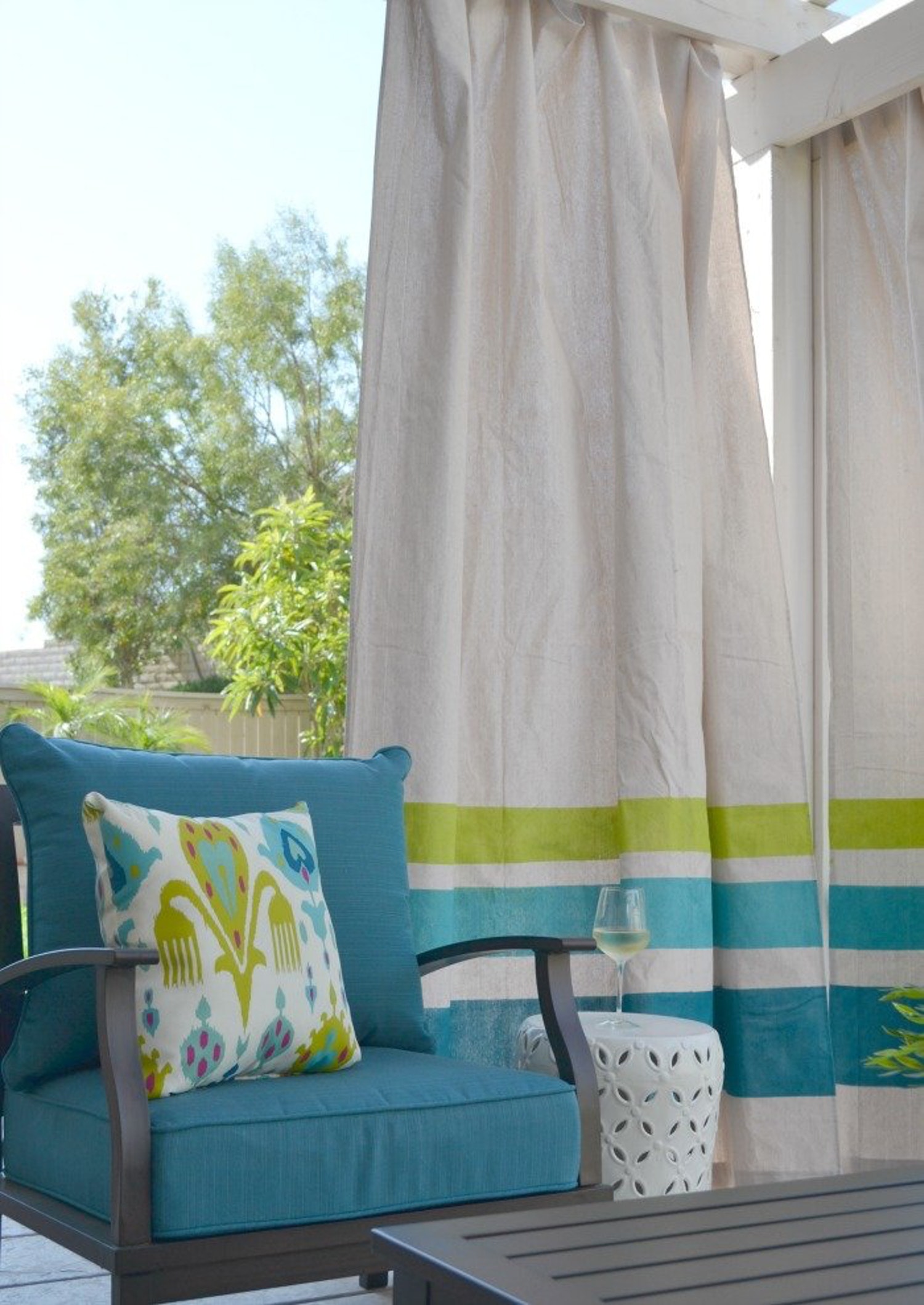 outdoor curtains diy photo - 3