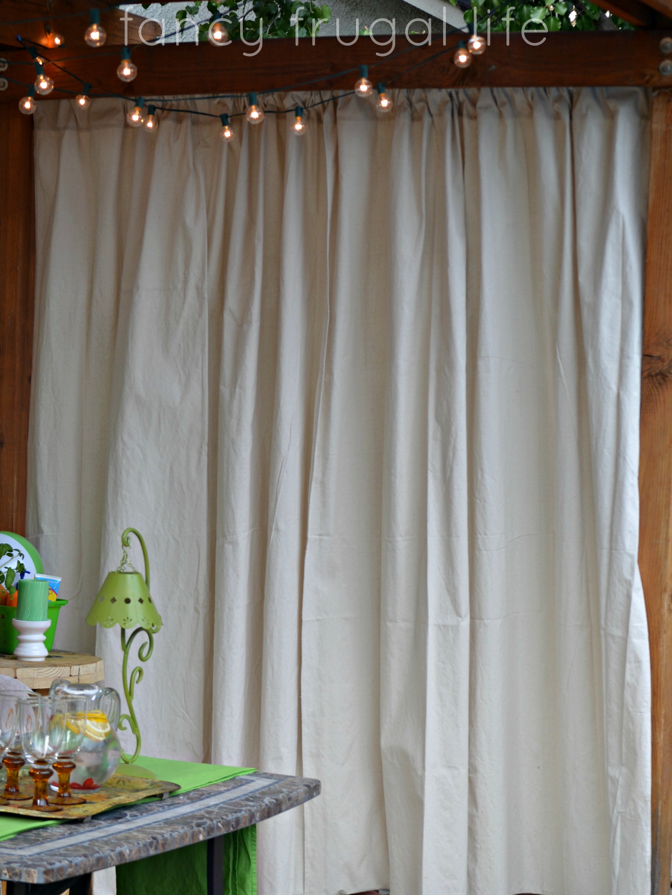 outdoor curtains diy photo - 9