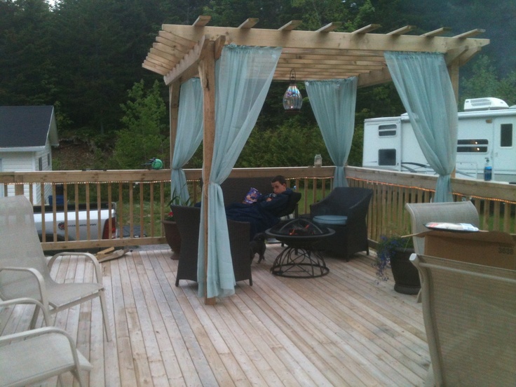 outdoor curtains for hot tub photo - 5