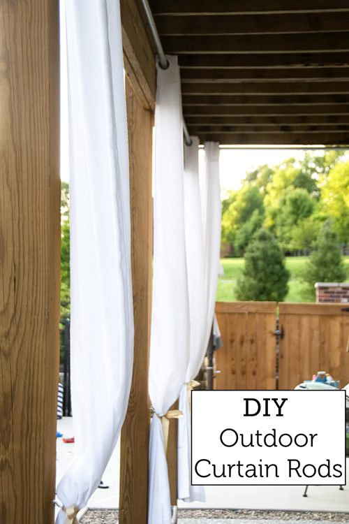 outdoor curtains rods photo - 10