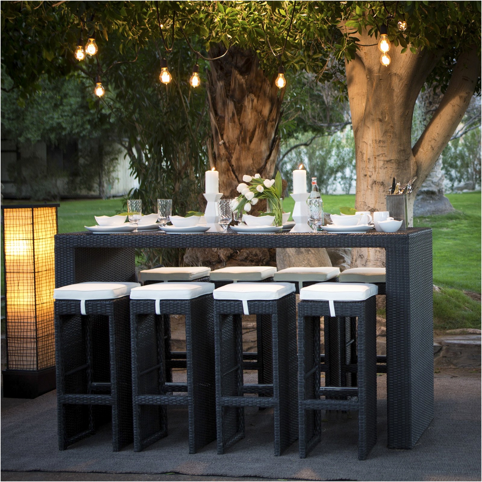 outdoor dining sets bar height photo - 10