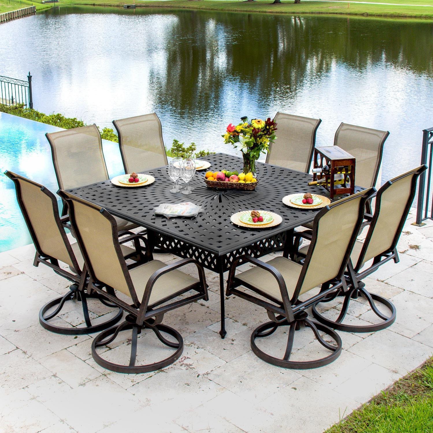 outdoor dining sets for 8 photo - 4