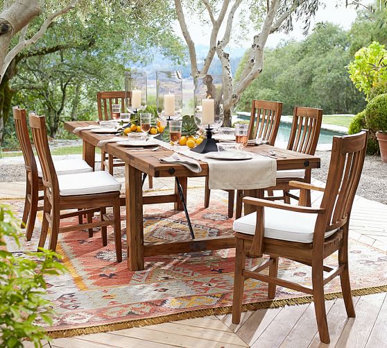 outdoor dining sets pottery barn photo - 10