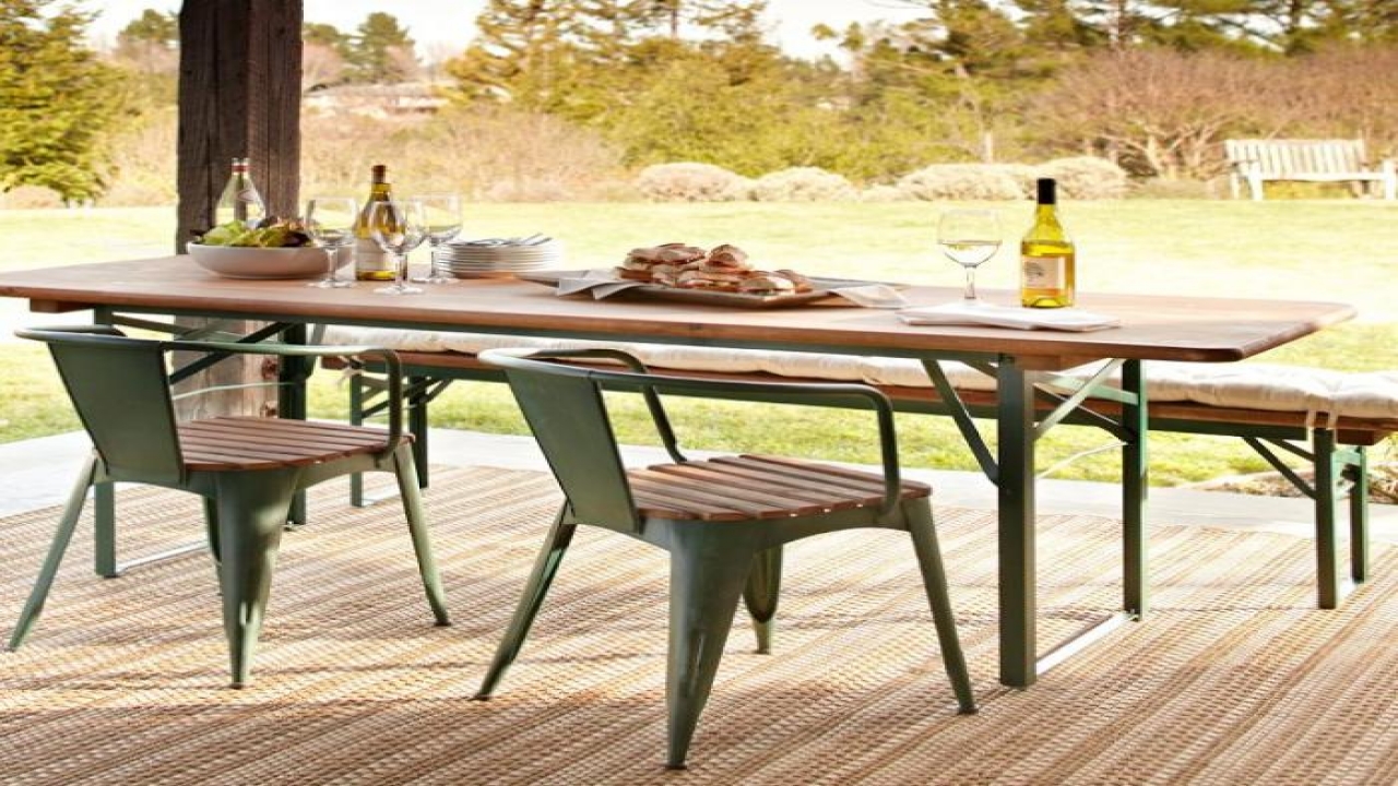 outdoor dining sets pottery barn photo - 9