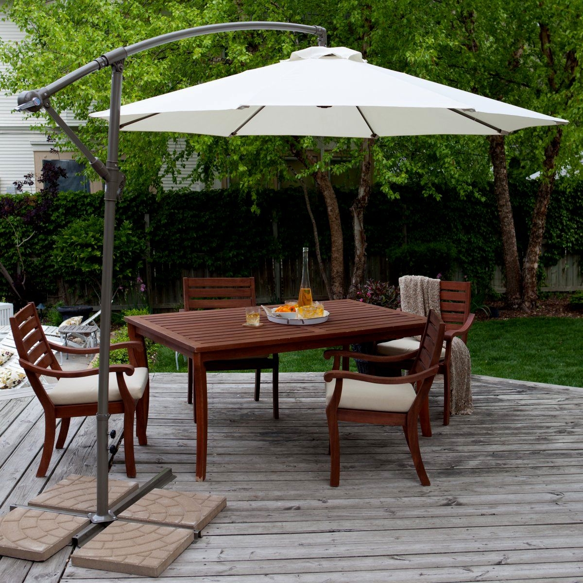 outdoor dining sets with umbrella photo - 10