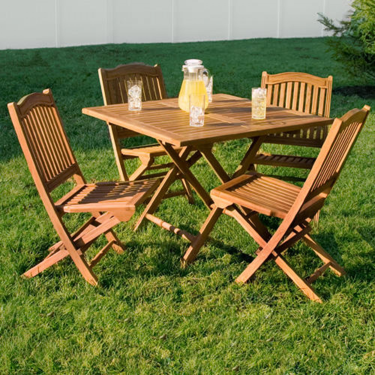 outdoor dining table decorating photo - 8
