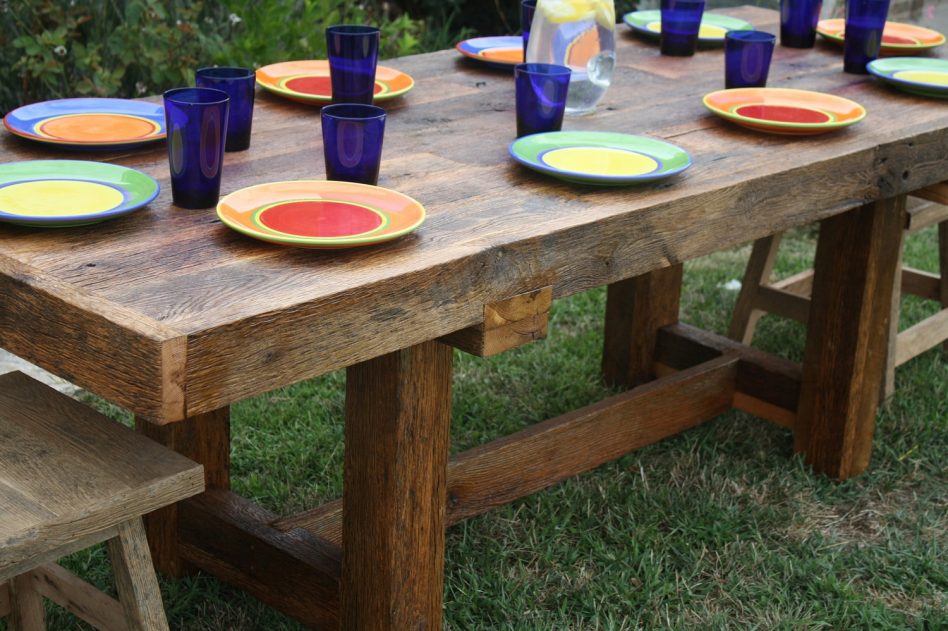 outdoor dining table design photo - 10